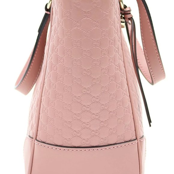 Gucci GG Microgussima Small Tote Crossbody in Pink New with Dustbag - Picture 2 of 7